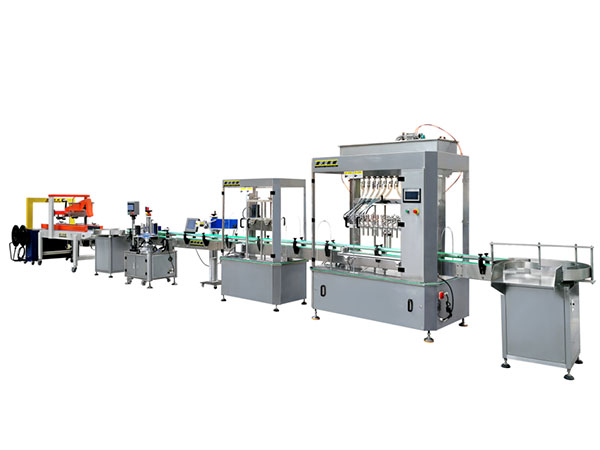 十二头小磨油灌装机生产线