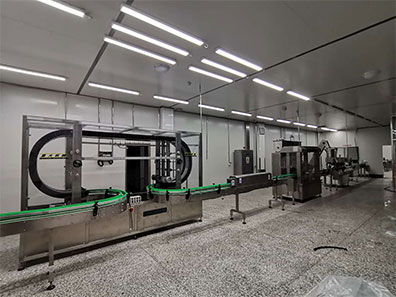 大型洗瓶灌装旋盖机生产线客户案例