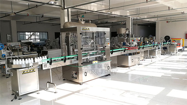 十二头小磨油灌装机生产线