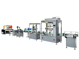 十二头小磨油灌装机生产线