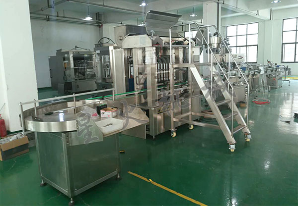 花生酱灌装生产线，自动化花生酱灌装生产流水线