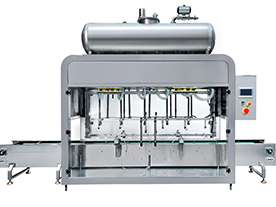  化工桶称重灌装旋盖生产线