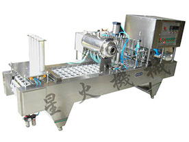 塑料杯自动灌装封口机