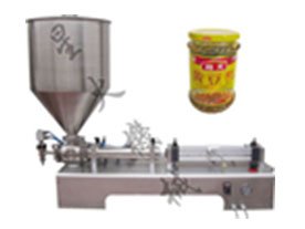 黄酱单头膏体灌装机