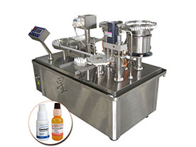 护理液灌装封口机-护理液自动灌装封口机