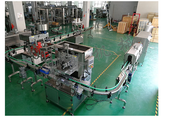 乳液灌装旋盖生产线